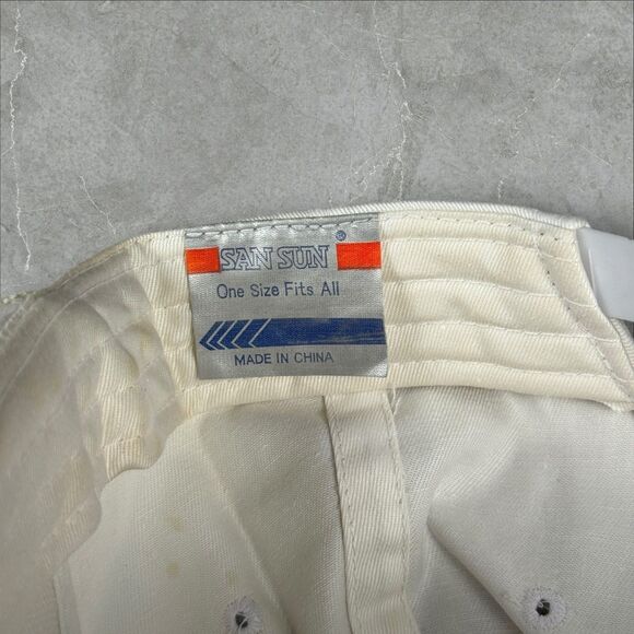 Vtg Dubuque Botanical Garden NatureTree Rope Brim Snapback Hat San Sun Brand - Picture 7 of 7